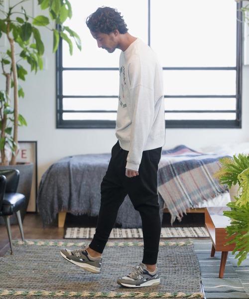 CAMBIO パンツ mp11647-Back Shaggy Sweat Sarouel Pants