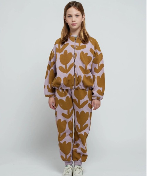 BOBO CHOSES（ボボショーズ） パーカー Retro Flowers all over zipped