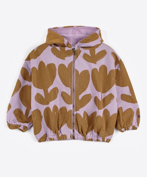 BOBO CHOSES（ボボショーズ） パーカー Retro Flowers all over zipped