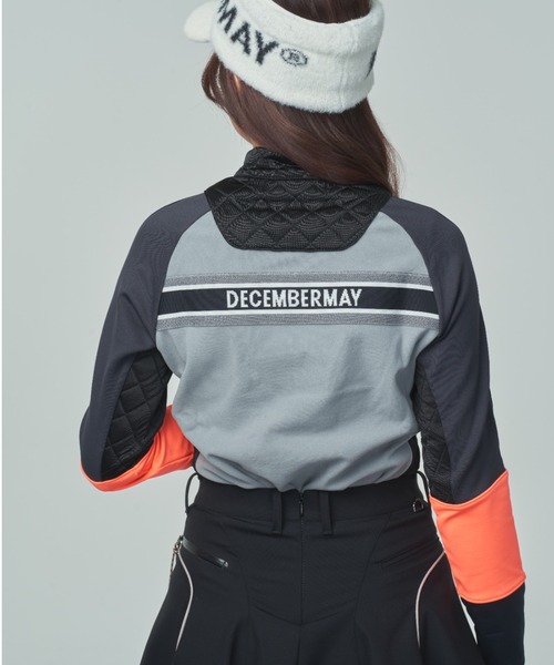 DECEMBER MAY ハーフジップシャツ DECEMBERMAY（ディセンバーメイ） tシャツ Wavequilt+Microfleece