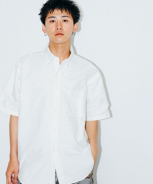 BEAMS 夏用シャツメンズMサイズ BEAMS シャツ / イージーフィット ボタンダウン メンズ
