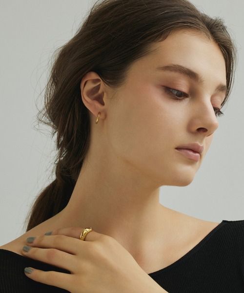 CENE ピアス 「CENE」セネ/ワンタッチループピアス14mm