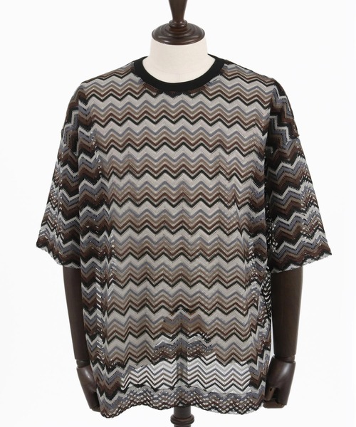 ☆ricercare様　ご注文ページ☆ CAMBIO シャツ mt8795- Key Knit Lace Short Sleeve Pullover 鍵