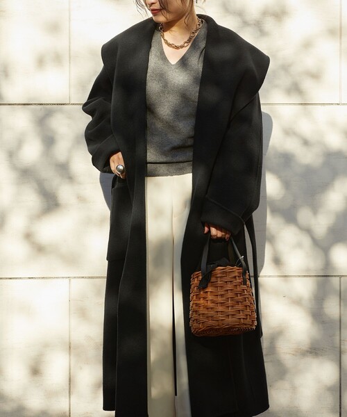 Aresense」 トレンチコート 36 ブラック レディース : 79920369  