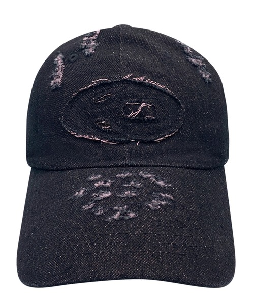 ★ドイツ発*DIESEL*新作*デストロイデニムキャップ/BLACK★ OY キャップ 帽子 「OY/オーワイ」 DESTROYED S.L DENIM CAP