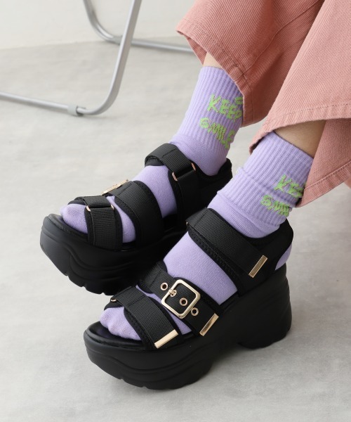 DEMETER（デメテル） 厚底 スポーツサンダル サンダル 夏 超軽量 厚底