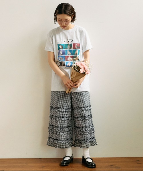 fig London パンツ _DECO gingham pants レディース : ZOZOTOWN