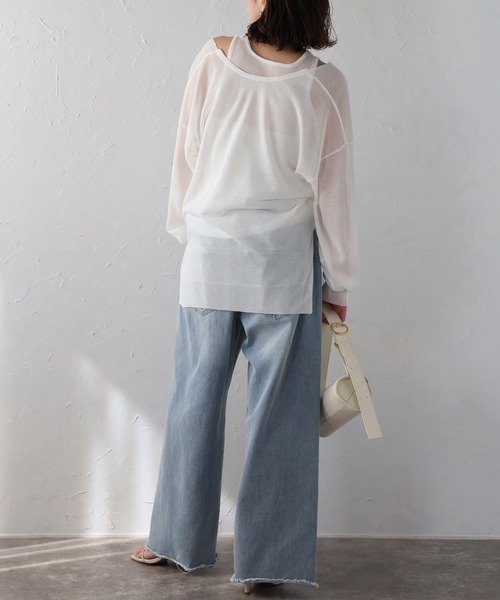 トップス Bonjour knit setup 楽天市場】bustier style summer knit top / ビスチェ風サマー