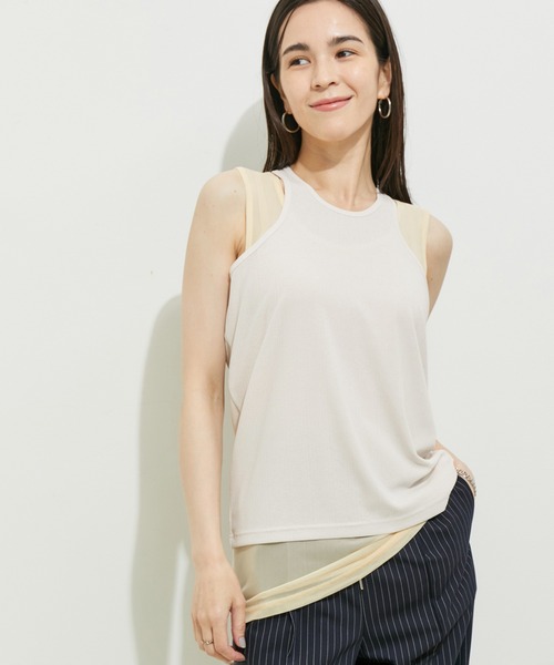 美品　ブルネロクチネリ　シルク　ホワイト ノースリーブ タンクトップ 美品 ブルネロクチネリ シルク ホワイト ノースリーブ タンク