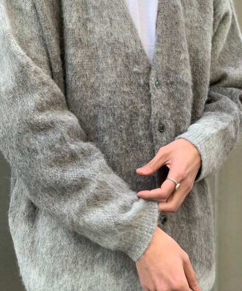 YOKE」 ニットカーディガン MEDIUM グレー メンズ : 84715369  