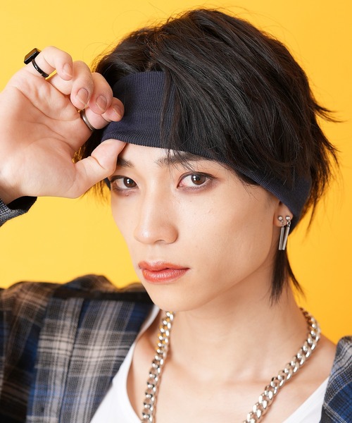 ankoROCK ヘアバンド an meets zakka ワイドリブヘアバンド