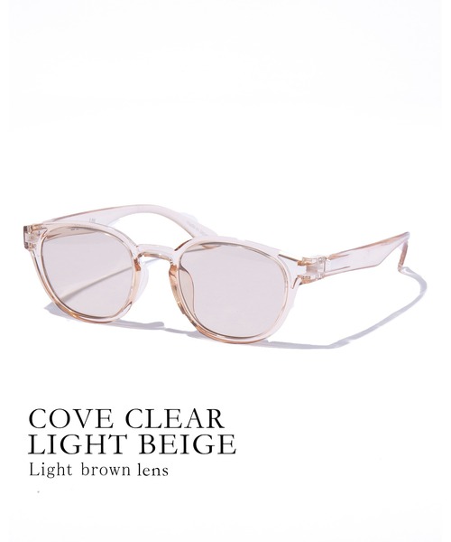 jugaad14 cove サングラス Jugaad14 サングラス 「Jugaad14」COVE CLEAR light beige