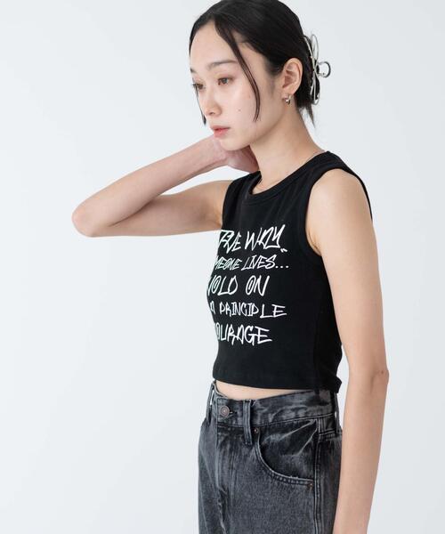 WEGO（ウィゴー） タンクトップ ノースリーブ WEGO/ハンドライティング
