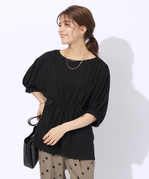 tシャツ 手洗い可 / 裾ドロストロンTEE レディース 手洗い可 / 裾ドロストロンTEE（Tシャツ／カットソー）｜B.C