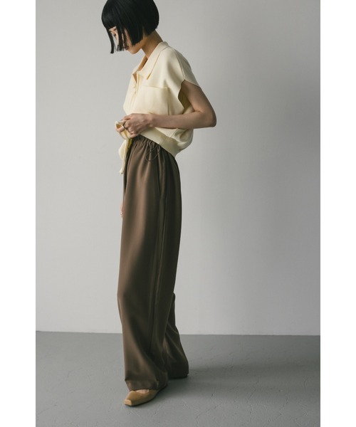 レディース ドロストパンツ STYLEMIXER パンツ サイドラインドロストパンツ レディース