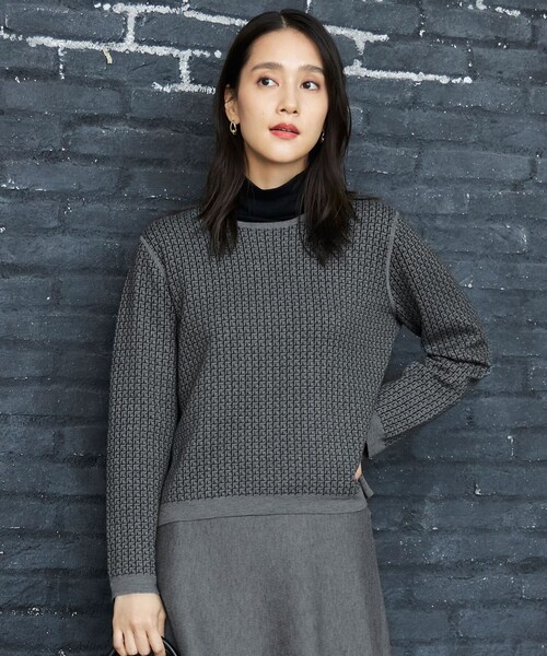 tシャツ ベアテレコボトルネック カットソー レディース 自由区 tシャツ ベアテレコボトルネック カットソー レディース