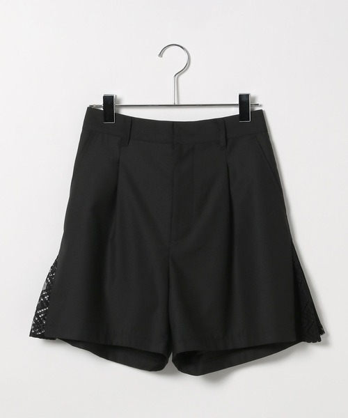PAGEBOY パンツ サイドレースショートパンツ レディース