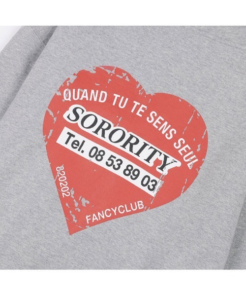 パーカー A'GEM/9 × .kom 「 FANCY CLUB/ファンシークラブ」 CRIMSON HEART HOOD ZIP-UP/クリムソンハ A'GEM/9 × .kom 『 FANCY CLUB/ファンシークラブ』 CRIMSON