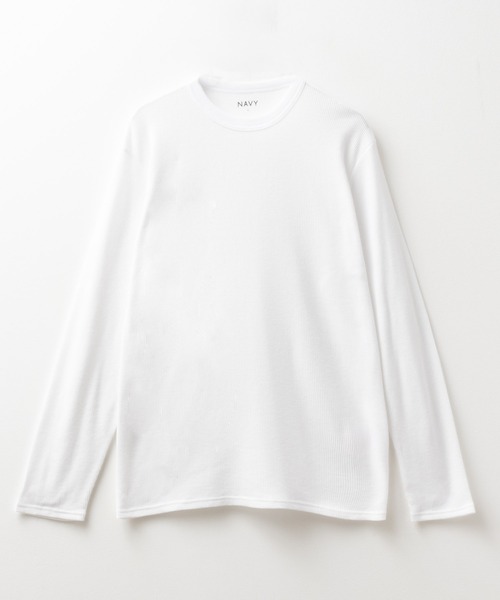 NAVY tシャツ 「速乾 抗菌防臭」NAVY ベーシック ワッフル クルー