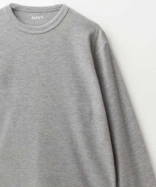 NAVY tシャツ 「速乾 抗菌防臭」NAVY ベーシック ワッフル クルー