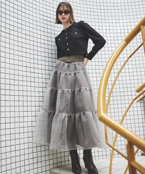 ポンチノーカラージャケット(506277351) | AND COUTURE(AND