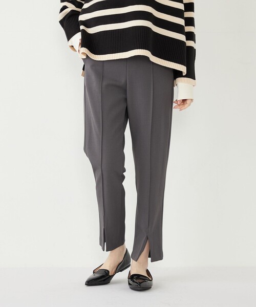 【新品未使用】シェアスピリット sharesprit レザー混キャロットパンツ SHIPS Colors（シップスカラーズ） パンツ SHIPS Colors:「手洗い可能