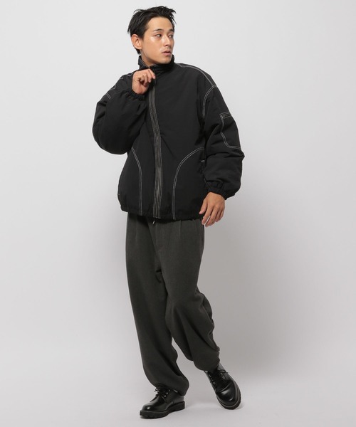 niko and…（ニコアンド） ブルゾン アウター 配色ステッチスタンド