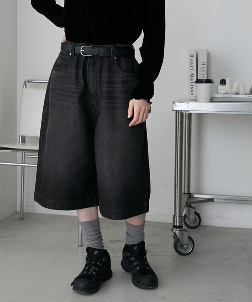 forksy.（フォルクシー） ハーフパンツ ワイドパンツ ジーンズ デニム