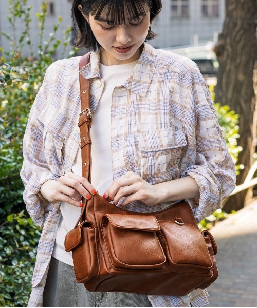 【ALDO】本革レザー☆アニマル柄☆バケット型・ショルダーバッグ 本革】Lino オールダルメシアンバッグ 【大】レザー 毛皮