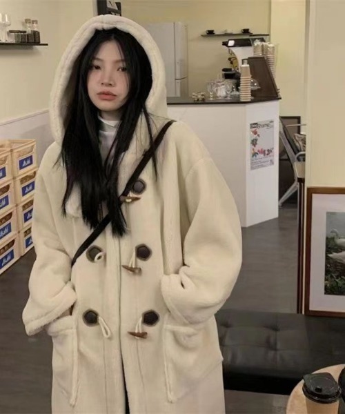 OVERCOAT ダッフルコート　新品同様 ユニセックス)ダッフルハーフコート | ファッション通販サイト NUGU