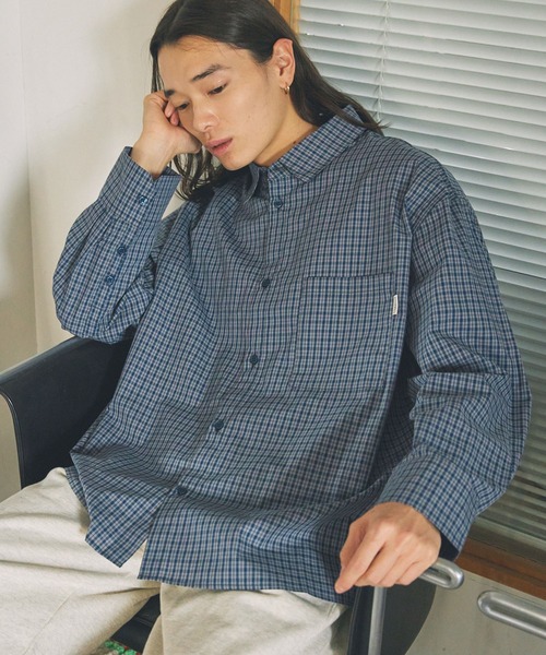 ブラウス シャツ レギュラーカラーオーバーシャツ レディース Unblend ブラウス シャツ 「Unblend」アソート レギュラーカラー