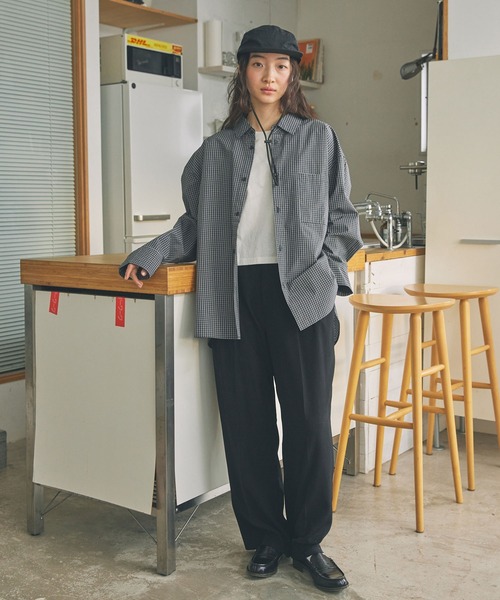 ブラウス シャツ レギュラーカラーオーバーサイズシャツ レディース Unblend ブラウス シャツ 「Unblend」アソート レギュラーカラー