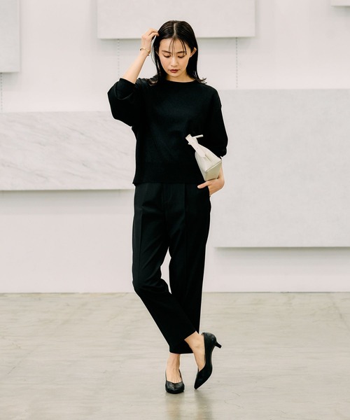 GLOBAL WORK パンツ ウツクシルエットプレミアムスリム