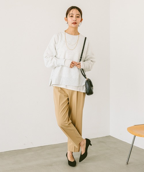 GLOBAL WORK（グローバルワーク） パンツ ウツクシルエットプレミアムスリムテーパードパンツ/147669 レディース ...