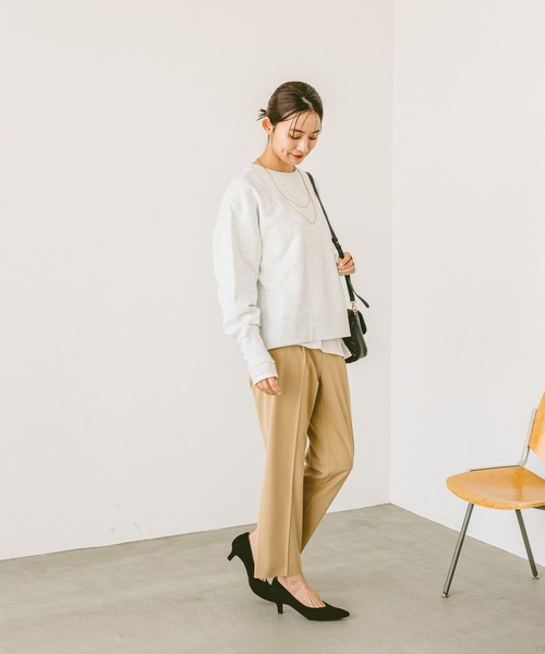 GLOBAL WORK（グローバルワーク） パンツ ウツクシルエットプレミアムスリムテーパードパンツ/147669 レディース ...