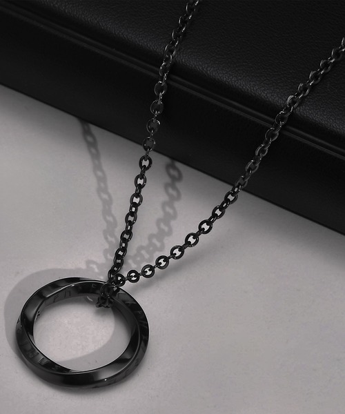 SBG by 7JEWELRY ネックレス SBG 英字デザインリングネックレス メンズ 