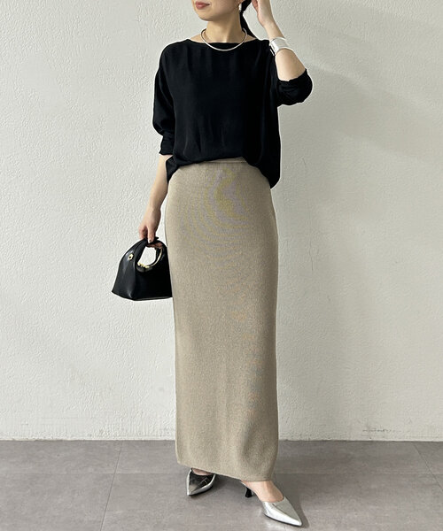 Loungedress ブラウス シャツ サテンブラウス レディース