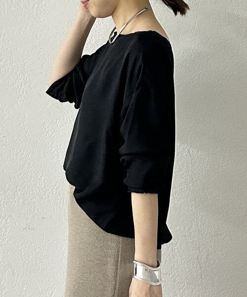 Loungedress ブラウス シャツ サテンブラウス レディース