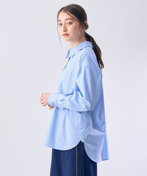 ブラウス シャツ イージーケア ストレッチコットン シャツ レディース LAUREN RALPH ブラウス シャツ イージーケア ストレッチコットン