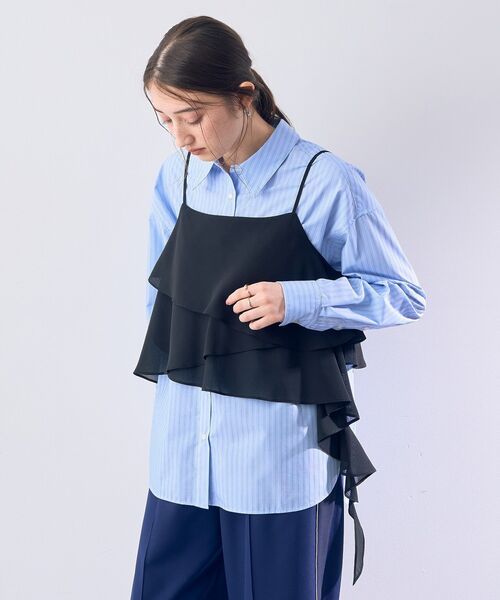 ブラウス シャツ イージーケア ストレッチコットン シャツ レディース LAUREN RALPH ブラウス シャツ イージーケア ストレッチコットン