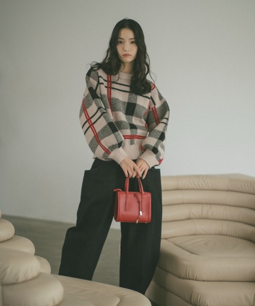 「VANNIE U」 長袖ニット FREE ベージュ レディース_画像4