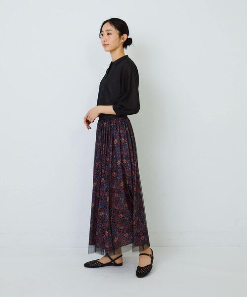 新品 アデュートリステス 花柄スカート ADIEU TRISTESSE（アデュートリステス）の「フラワープリント