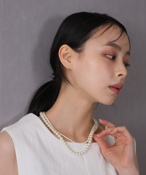 ULYSSES ネックレス 2連パールネックレス レディース : ZOZOTOWN