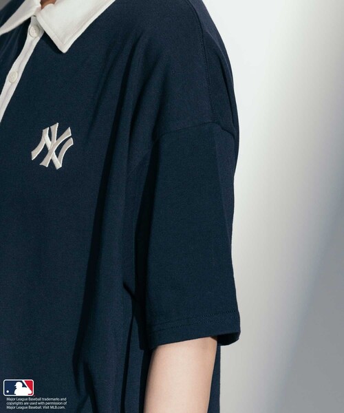 MLB Korea ポロシャツ ワンピース ポロワンピ MLB - ♡様⭐MLB Korea⭐新品 Mポロシャツワンピース ピケ