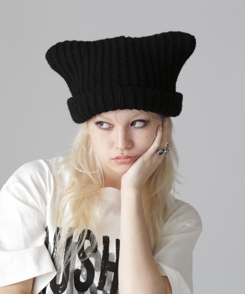 CHICA ニット帽 ニットキャップ Chica/チカ/DEVIL Knit Cap レディース