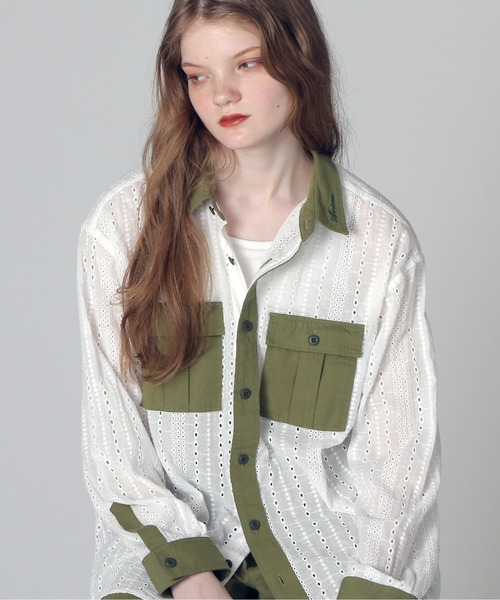 ブラウス シャツ 「WEB LIMITED Belle LINE」LACE SHIRT/レースシャツ レディース