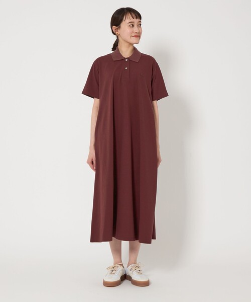 LACOSTE ワンピース 「別注」「LACOSTE」ショートスリーブ
