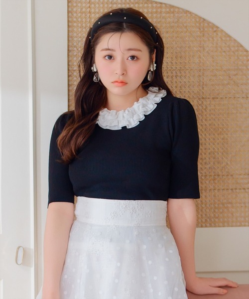 ウィルセレクション♡ファー付リブニット3way WILLSELECTION - ウィルセレクション 肩ファー付きニットの通販 by m