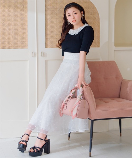 ウィルセレクション♡ファー付リブニット3way WILLSELECTION - ウィルセレクション 肩ファー付きニットの通販 by m