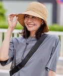 帽子 ハット レディース ポケッタブル防水ハッ...の詳細画像4
